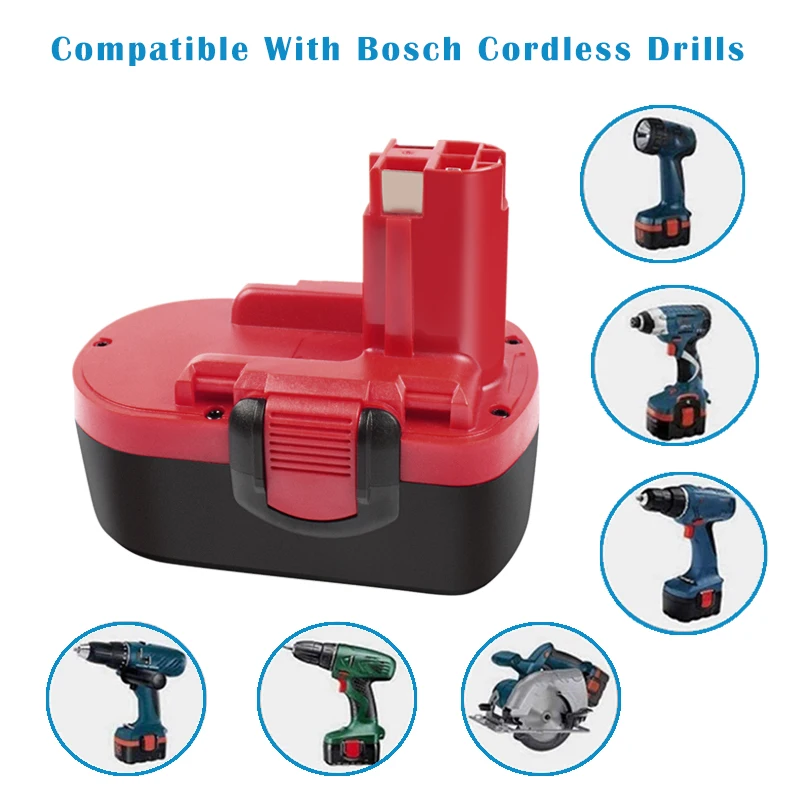 

18v 3500mAh NiMh Battery for Bosch BAT025 BAT026 BAT160 BAT180 BAT181 3453-01 35618 3860K 52318B GDR 18 V GDS 18 V Power tool