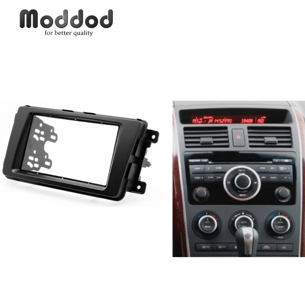 Для MAZDA CX 9 2007 + двойной Din панель компакт дисков DVD стерео Панель Радио Установка в