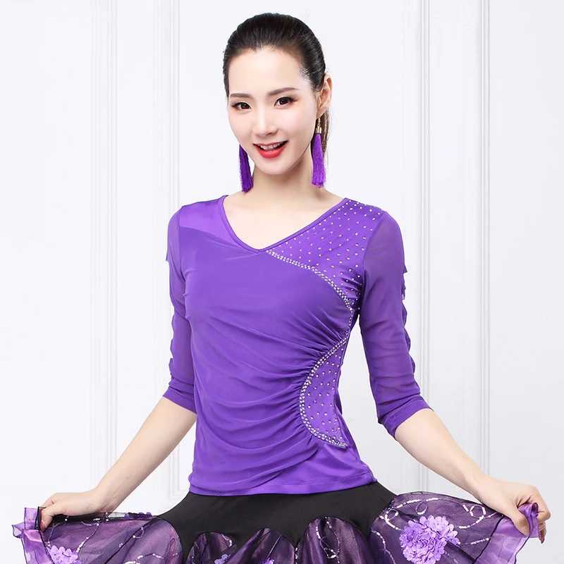 Новинка черный танцевальный костюм для латиноамериканских танцев яркий