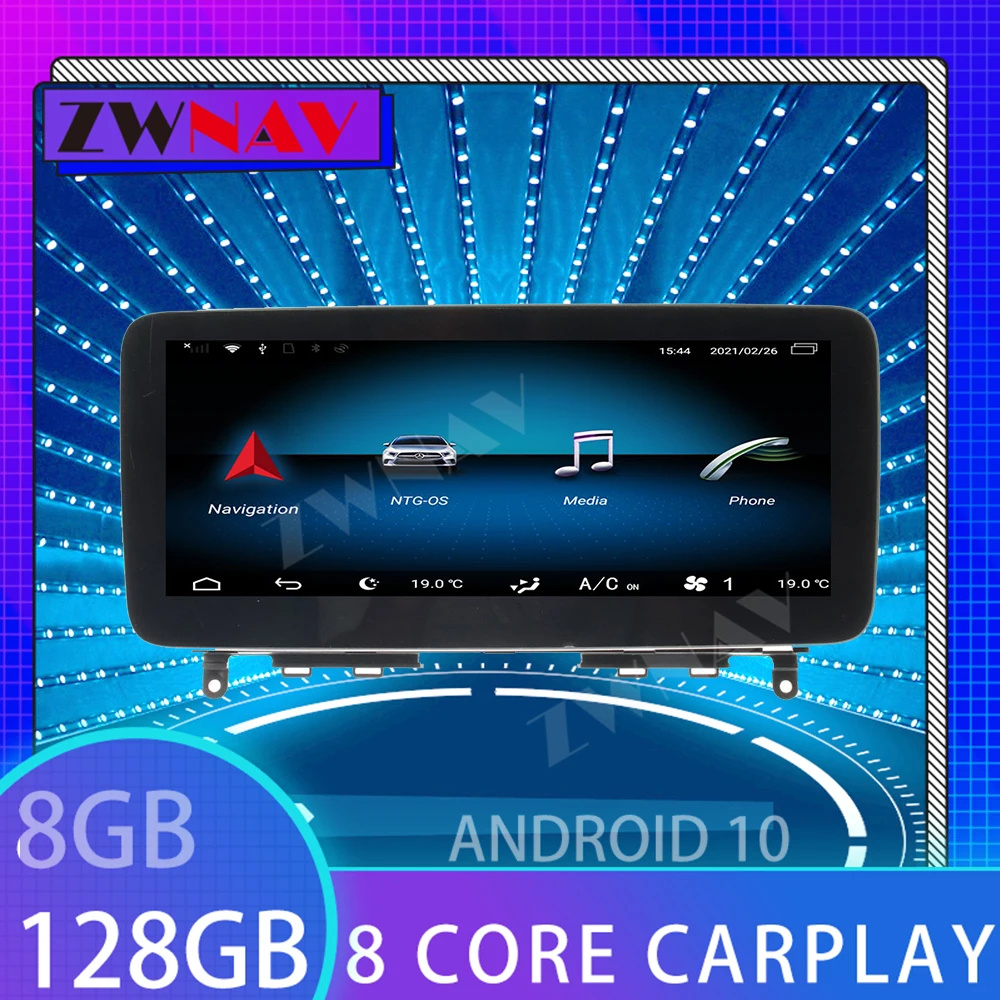 

Car Dvd Multimedia Player Auto For Mecerdes Benz C-W204 2007-2011 inch10.25 Android 10 Eight core GPS Navigation 128G CARPLAY