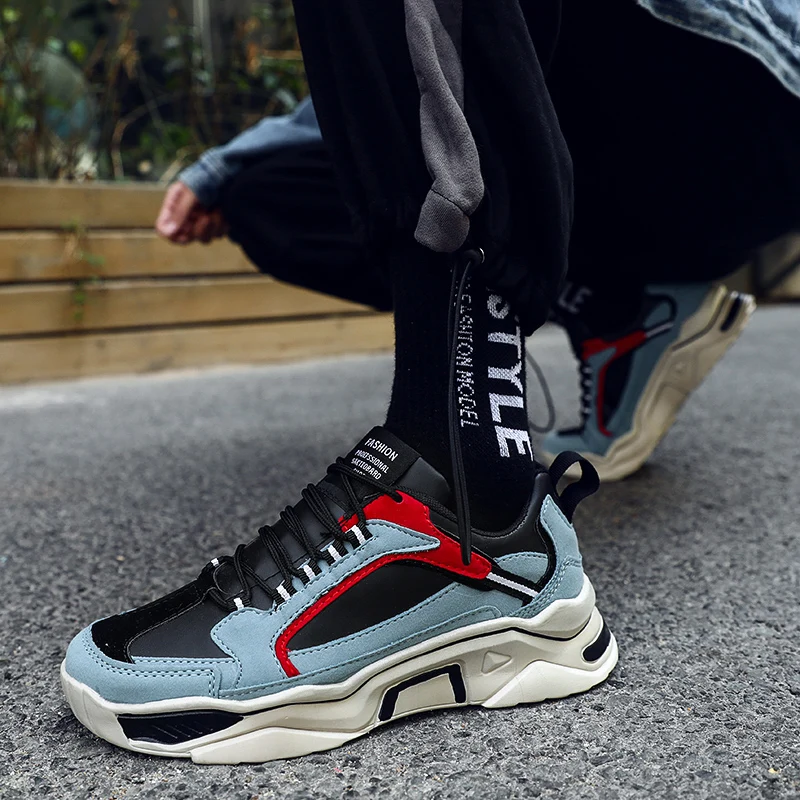 Мужские кроссовки Нескользящие дышащие спортивные для прогулок тенниса 2020 |