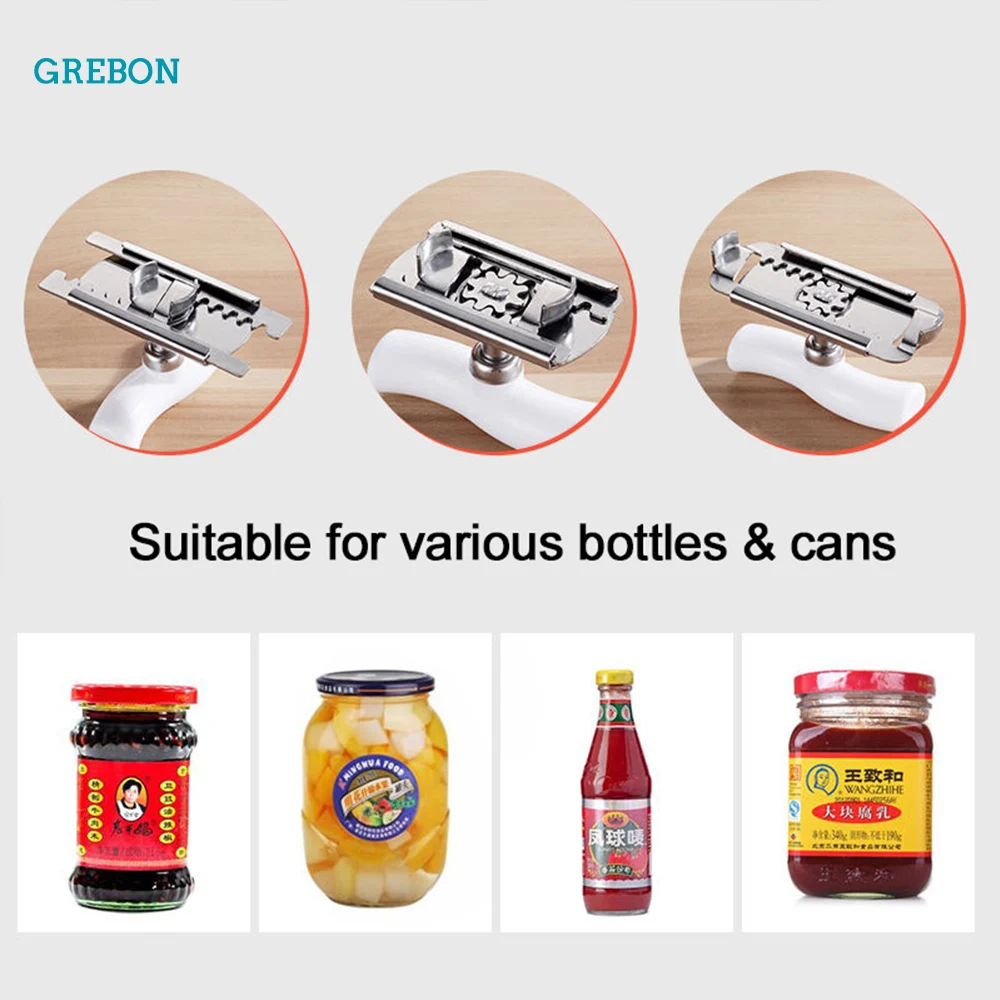 

Topless Jar Opener Butterfly Bottle Jar Tin Opener Cap Lever Corkscrew Stainless Steel Lid Gripper Multi Funtion Kitchen Gadget