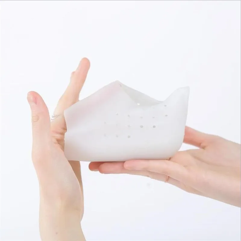 

Silicone Invisible Inner Height Insoles Lifting Increase Socks Outdoor Foot Protection Pad Men Women Heel Cushion Hidden Insole