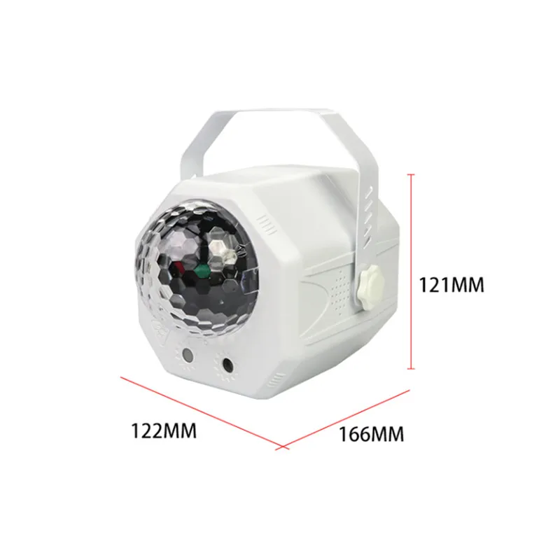 Rotating Heads Led Dj Disco Magic Ball Water Wave Party Lights RGB Patterns Star Laser Projector Holiday Christmas Stage Light | Освещение