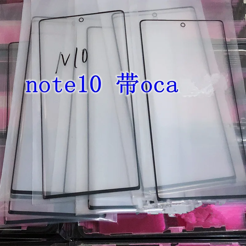 

Note10 Touch Screen For Samsung Galaxy Note 10 N970 Front Panel LCD Display Outer Glass Cover Lens Repair Replace Parts + OCA