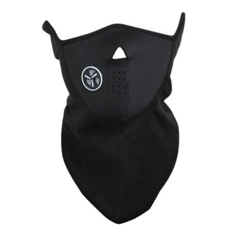 Теплая Флисовая велосипедная полулицевая маска защитный капюшон для езды на