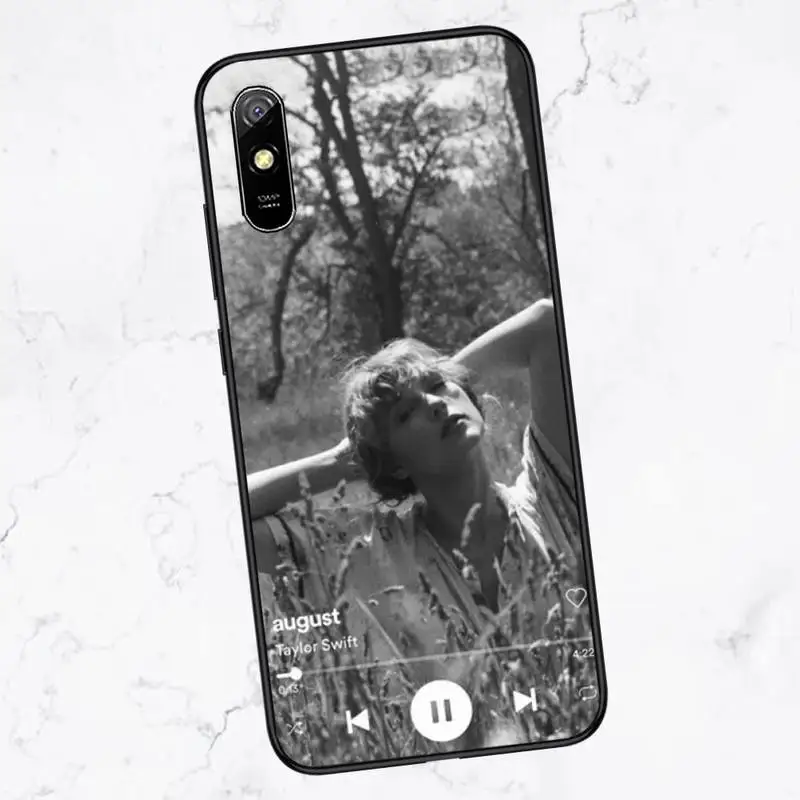 

Folklore Taylor Alison Swift Phone Case For Xiaomi Redmi Note 4 4x 5 6 7 8 pro S2 PLUS 6A PRO