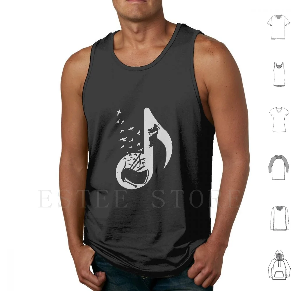 Музыкальные ноты-воланы майки жилеты хлопковые мешки для музыкальных нот воланы