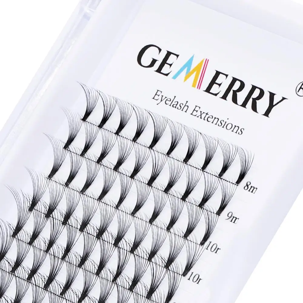 10D готовые русские объемные вентиляторы для наращивания ресниц макияж короткие