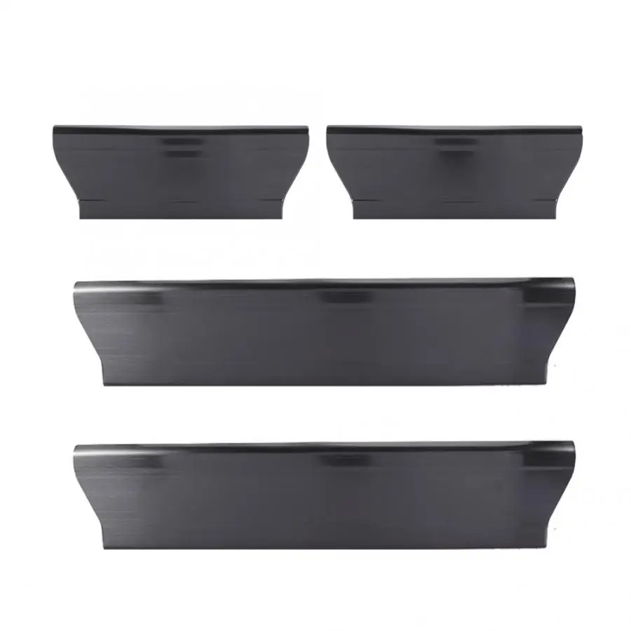 4pcs Black Built-in Door Sill Scuff Plate Guard Fit for Land Rover Range Sport 2014-2018 car accessories |