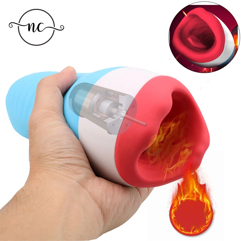 Секс-игрушки для мужчин 10 скоростей нагрев минет Глубокая глотка оральная