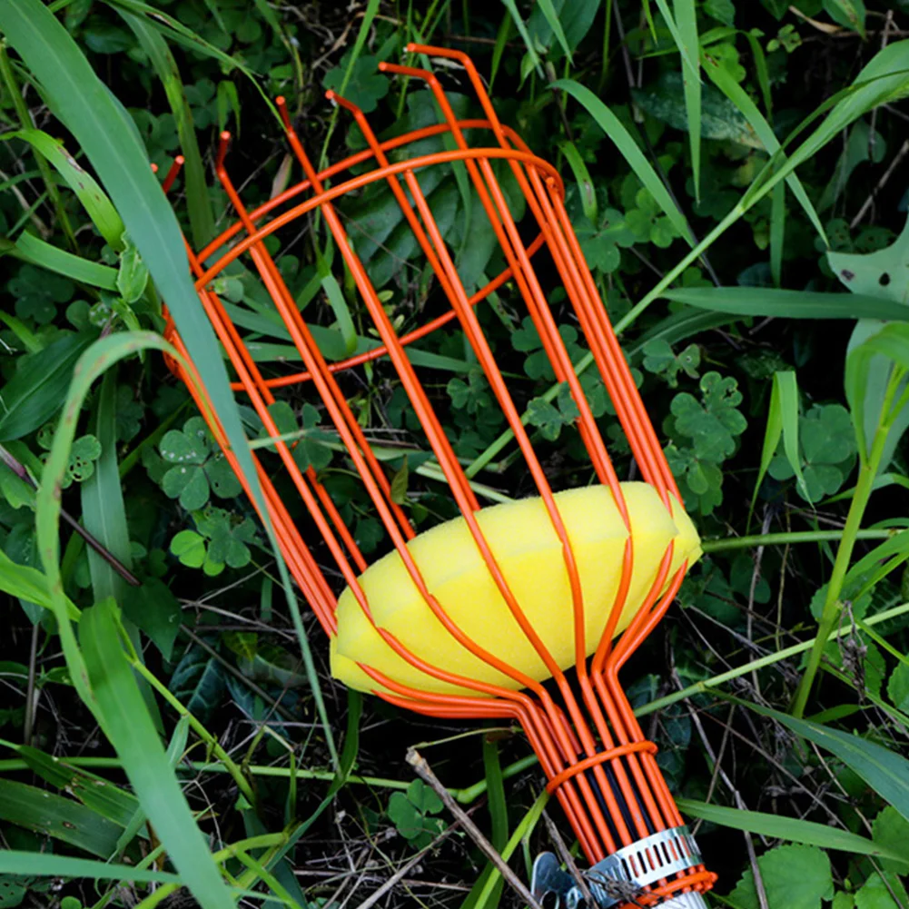 

Harvesting Garden Tool Catcher Hardware Pears Peach Durable Picking Deep Basket Farm With Cushion Anti Bruising Fruit Picker