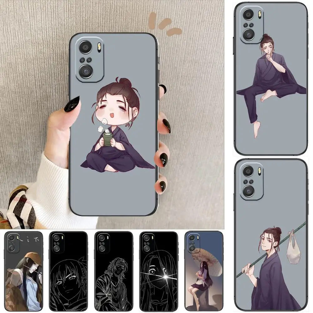

anime Under one person Phone Case For xiaomi mi 11 Lite pro Ultra 10s 9 8 MIX 4 FOLD 10T 5g Black Cover Silicone Back Prett