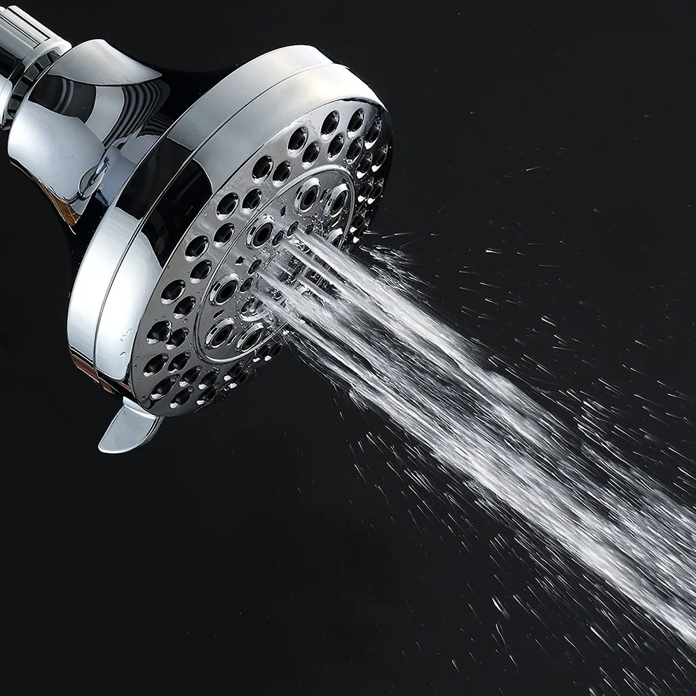 

All New Electroplating 5-Setting Shower Head High Pressure Angle Adjustable Bathroom Accessories Shower Set Bracket