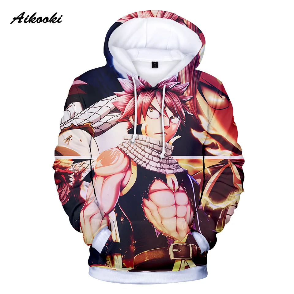 

Fashion 3D Fairy Tail hoodies men/women Hoodie Sweatshirt 3D New Anime Fairy Tail Hooded Boys/Girls Thin Polluvers Tops Hoody