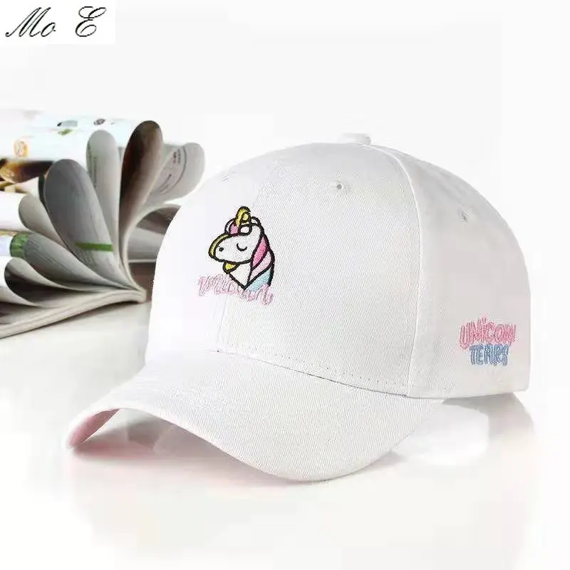 Cute Style Unicorn Embroidery Baseball Cap Personality Lovely Cartoon unisex Hat | Аксессуары для одежды