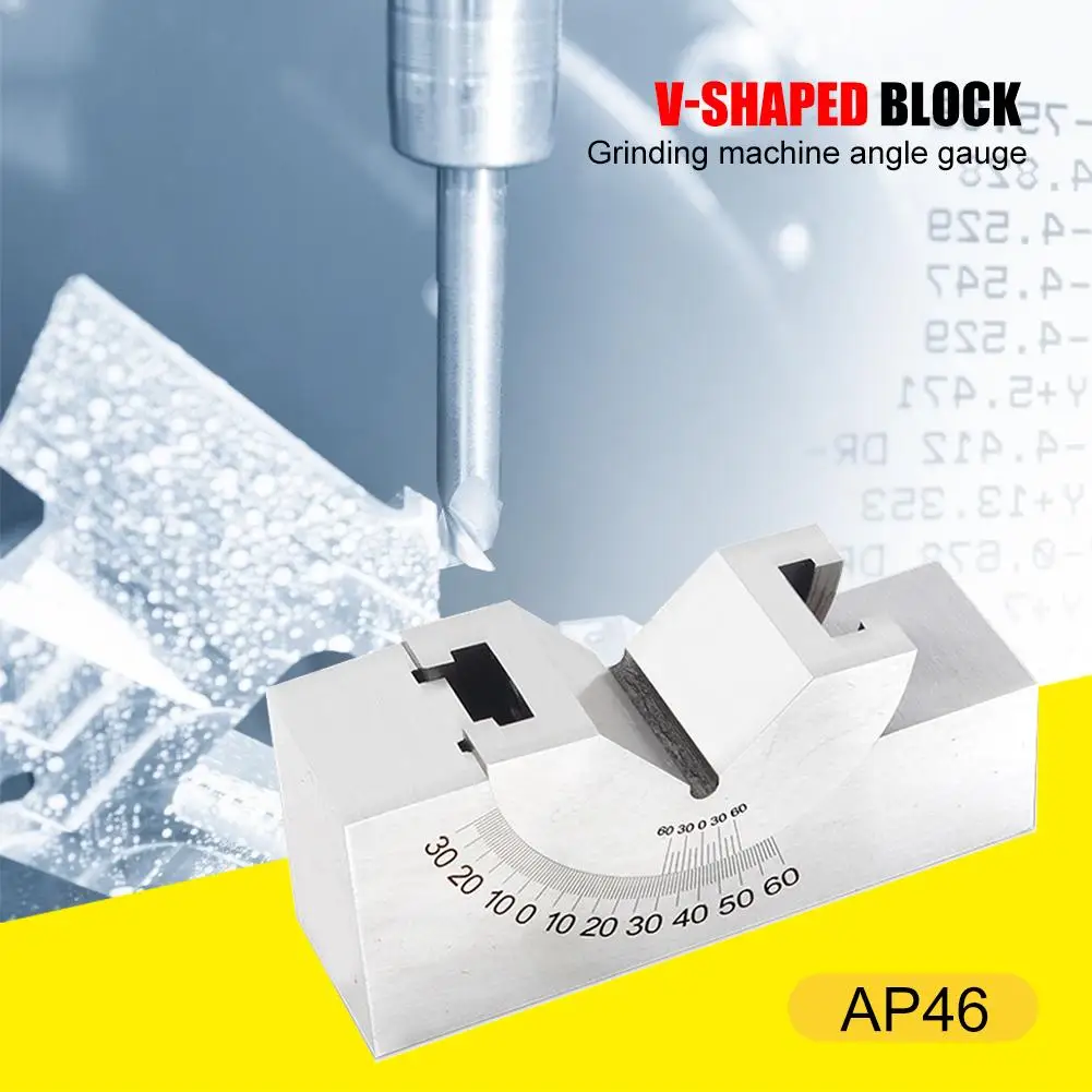 Стальной прецизионный Угловой блок V образная пластина 0 60 градусов