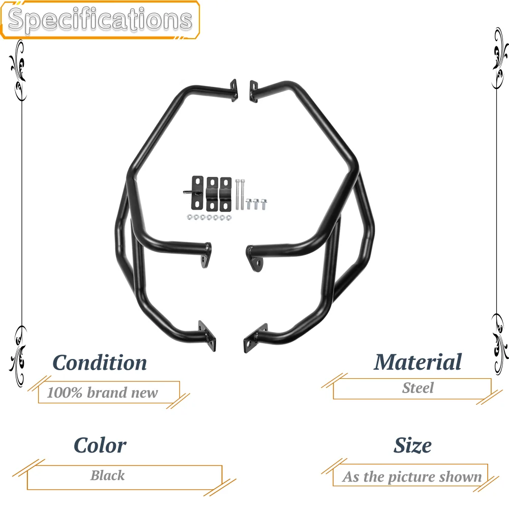 Защита двигателя полоса защиты верхнего бампера защита рамы для Benelli Trk 251 Trk251 2018