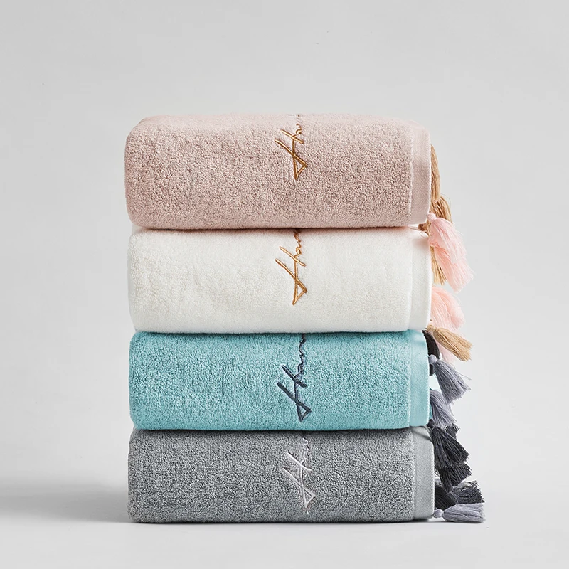 Толстые хлопковые детские пляжные полотенца для ванной комнаты из микрофибры