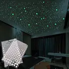 Новый 3D пузырь светящиеся звезды точки стикер стены Детская комната Спальня наклейка для домашнего декора светится в темноте DIY стикер s 40P