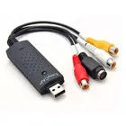 USB 2,0 Видео Easycap ТВ DVD VHS записывающая карта Аудио AV адаптер для компьютера