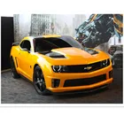 Алмазная мозаика, полноформатная вышивка квадратными стразами в виде желтого автомобиля, мозаика, вышивка крестиком, украшение для дома, подарок