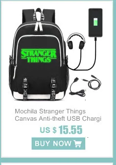 Sac странные вещи 3 18xk Mochila Masculina ноутбук дети рюкзак аниме путешествия обратно в школьные сумки для подростковые рюкзак для девочки