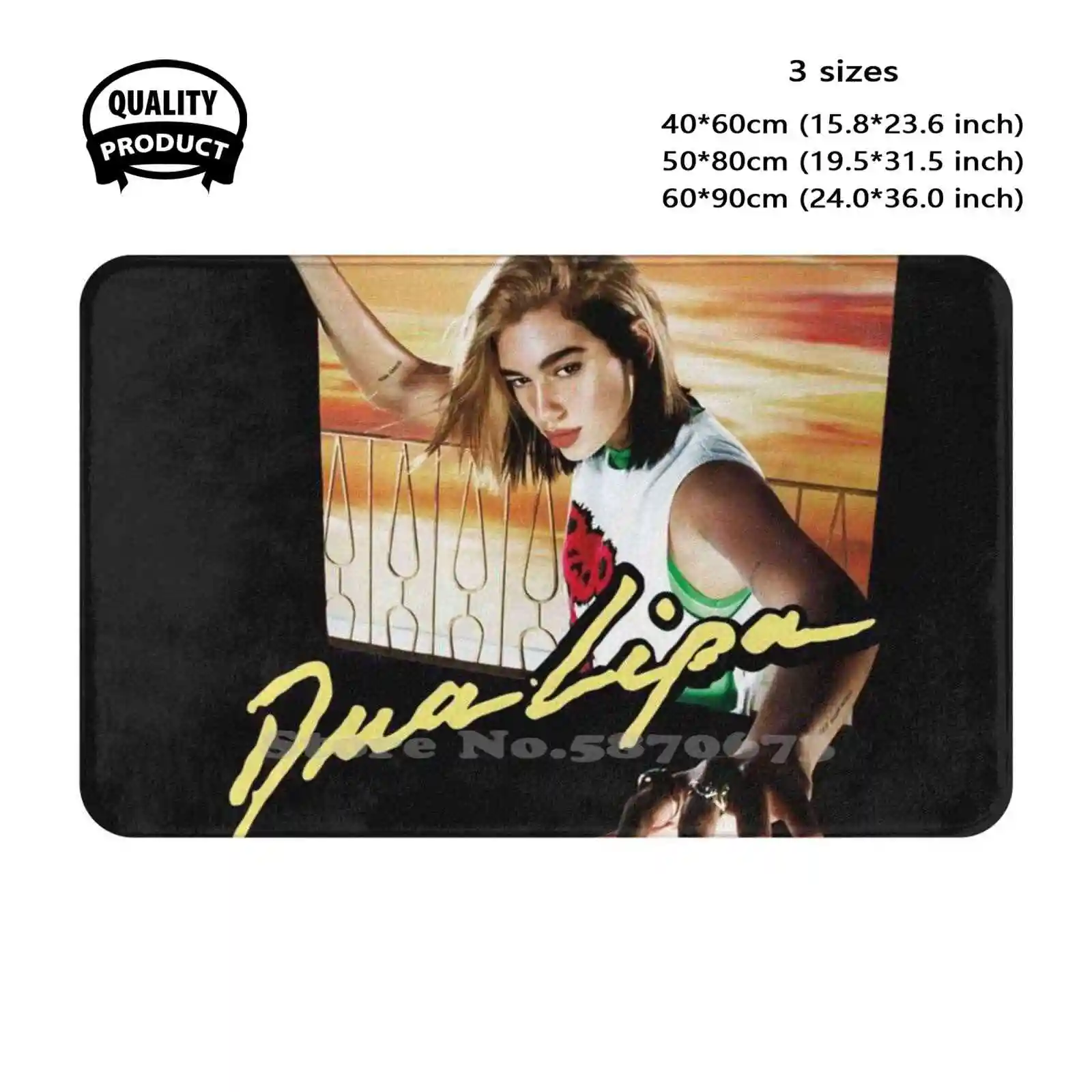 Dua-carlipa Future ностальгия Hand Tour 2020 мягкая подушка домашний Ковер Дверной коврик
