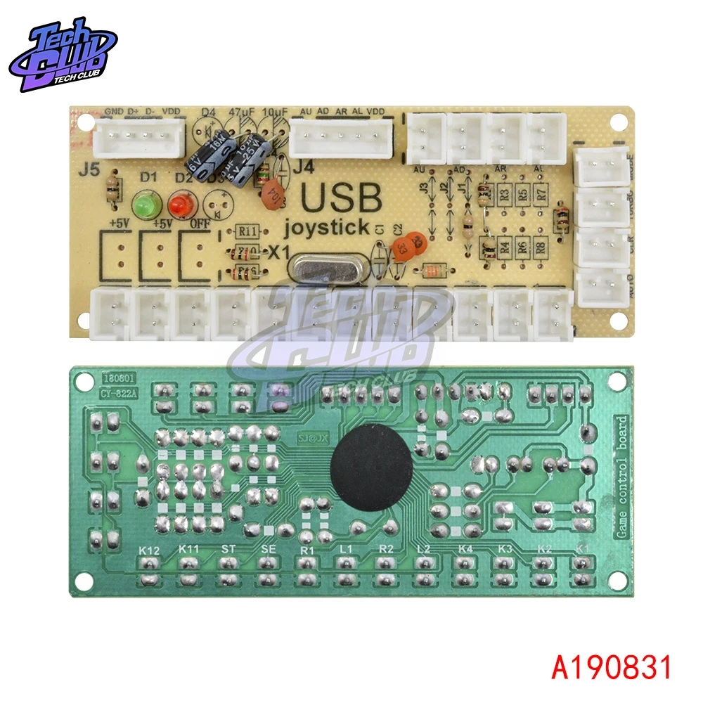 Нулевая задержка аркадный USB-кодировщик ПК для джойстика и кнопки 3D MAME Fight Stick