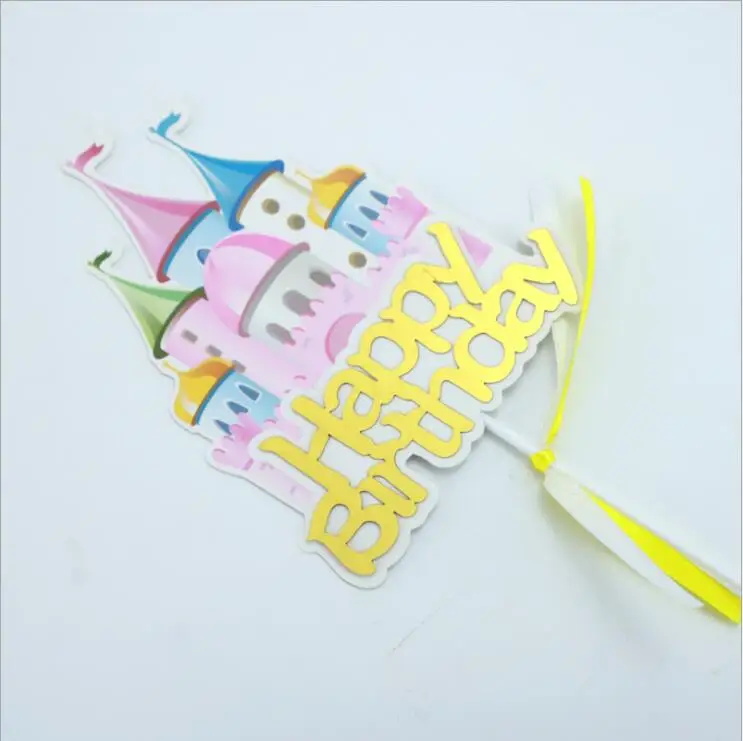 Замок торт фигурки жениха и невесты Для детей с днем рождения свадебное