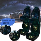 Чехлы для автомобильных сидений AIMAAO, автозапчасти, переднее сиденье автомобиля, подходит для большинства автомобилей, внедорожников, волков глубокого леса и волков джунглей