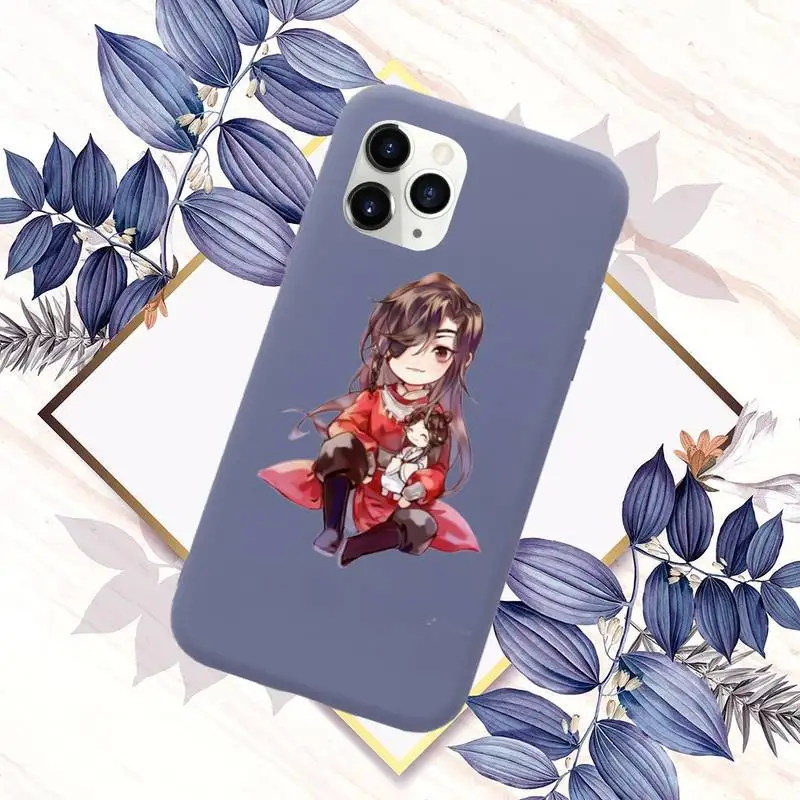 

Anime Tian Guan Ci Fu Phone Case Candy Color for iPhone 11 12 mini pro XS MAX 8 7 6 6S Plus X SE 2020 XR