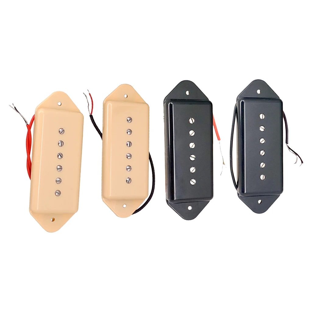 Одиночная катушка P90 собачьи ушные пикапы шея и мост для электрогитары | Спорт