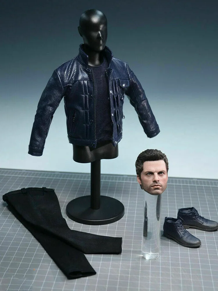 

1/6 Soldier TOP-006 Winter Soldier Suit Head Sculpture Clothes Suit Model Fit 12 Inch Action Figure Body Accessories
