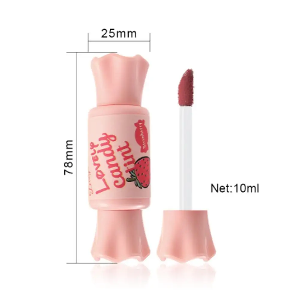 

Mini Cute Design Candy Shape Lip Gloss Lip Glaze Moisturizing Waterproof Long Lasting Lipstick Liquid Lip Makeup Cosmetic
