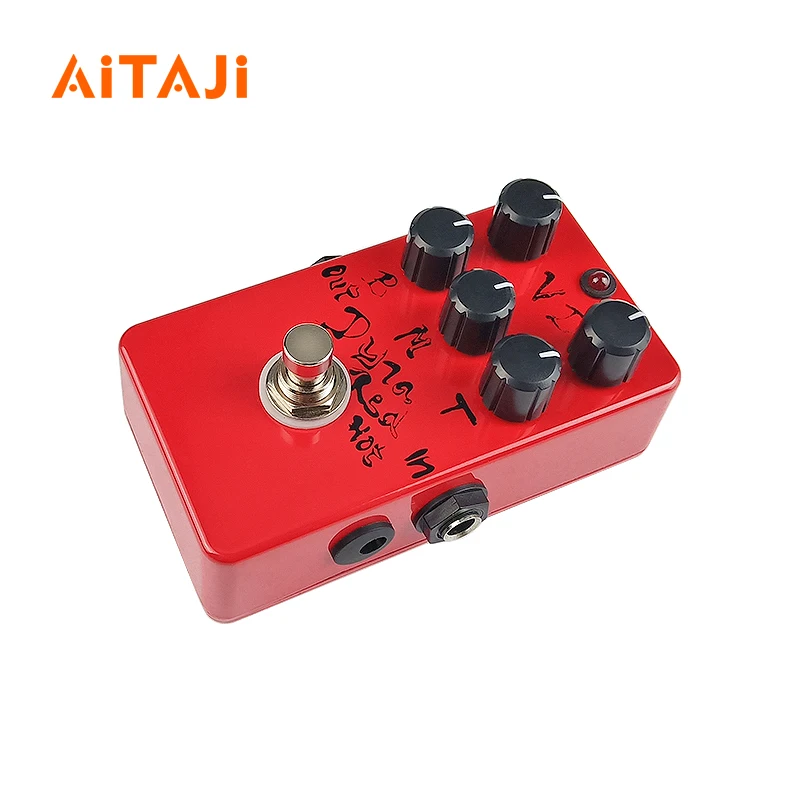 

Красные педали рассеивания для гитары BJFe Dyna Red Distention 5K Rock, популярная версия