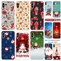 soft silicone case for xiaomi redmi note 11 10 9 8 7 pro max 10s 9s 8t 4g 5gr merry christmas fundas