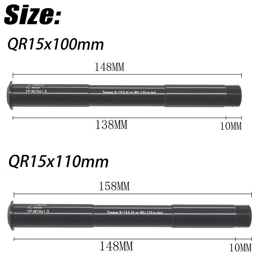 MTB вилка QR15x100 QR15X110MM через ось рычаг аксессуары для ROCKSHOX 38g, 15x100 QR15 15*100