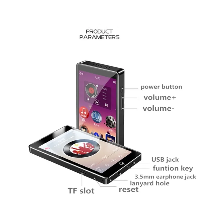 Новейший RUIZU H1 Bluetooth 5,0 MP4 плеер 4,0 дюймов полный сенсорный экран fm-радио запись электронная книга Музыка Видео плеер встроенный динамик