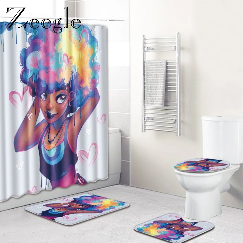 

Zeegle напольный коврик для туалета, Нескользящий Впитывающий Коврик для ванной, коврик для ванной, напольный коврик, накладки для ног, чехол д...