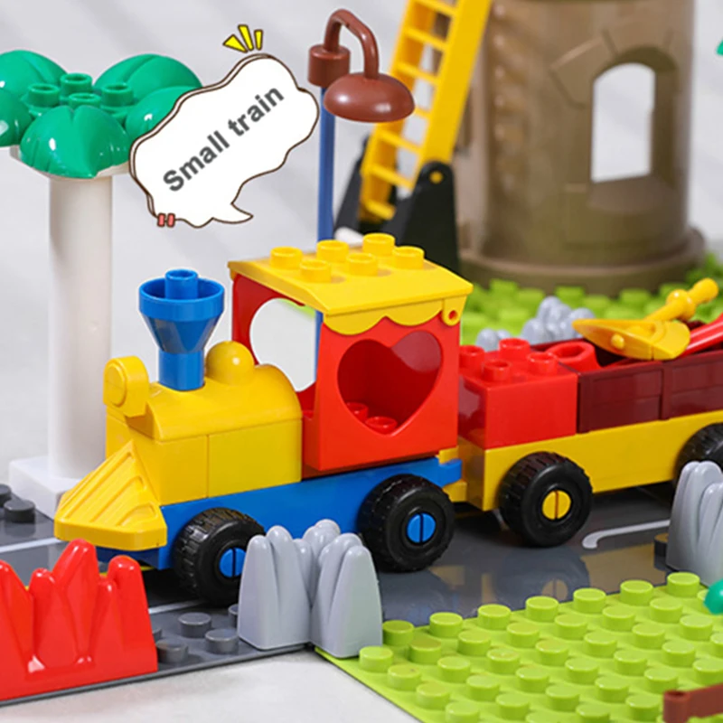 QWZ новые большие частицы блоки рай вилла город дом замок строительные кирпичная