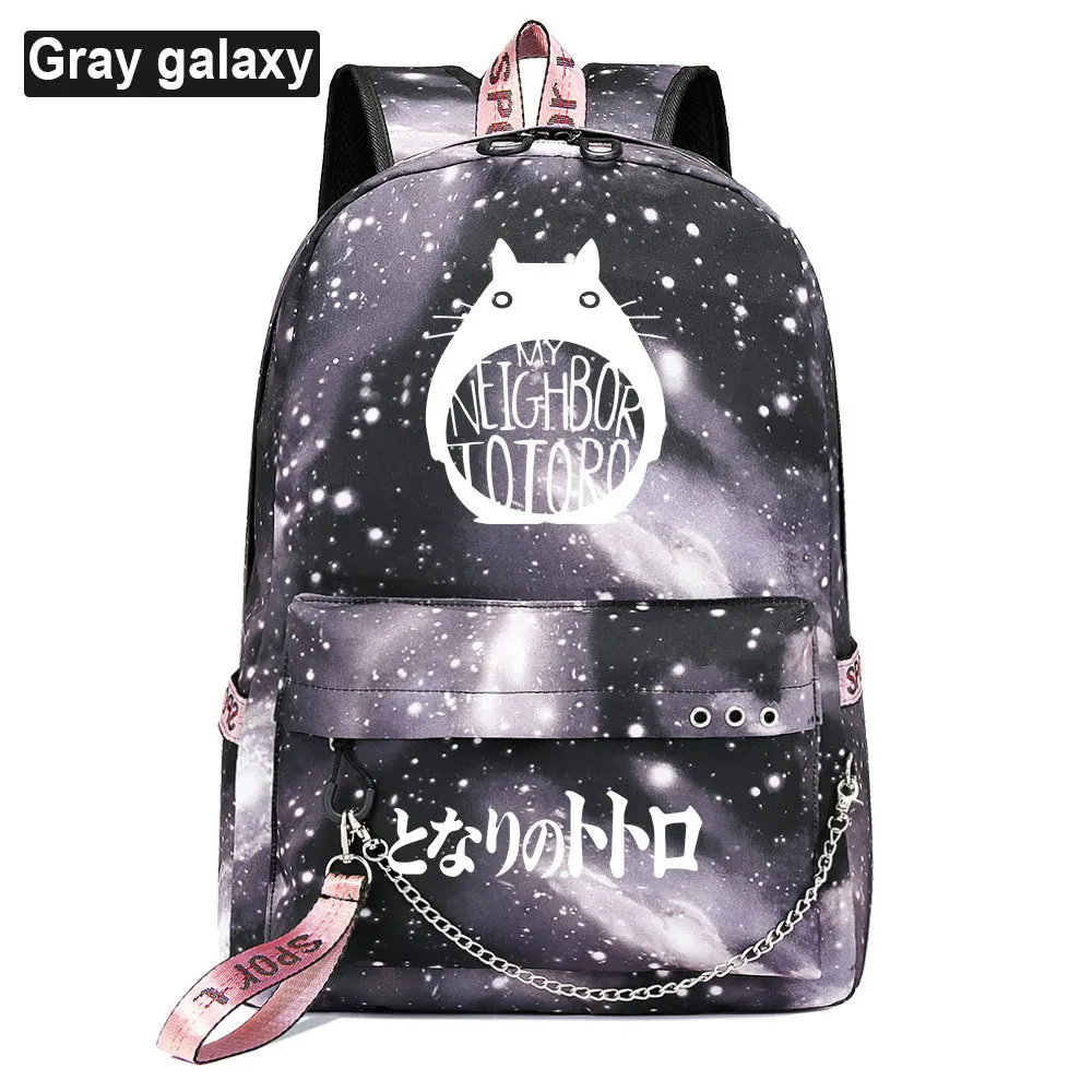 Милые студенческие рюкзаки большого объема с мультяшным принтом аниме милая