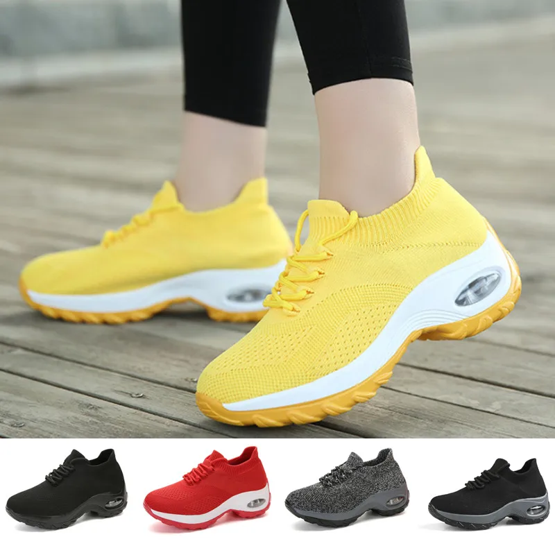

Women Flat Platform Shoes Popular Woman Sneakers for Women Breathable Mesh Tenis Ladies Shoes for Sock Sneakers Zapatillas