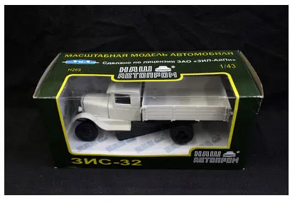 3nc-32-white Классическая 1:43 шкала литья под давлением сплав Металл Винтаж русский грузовик миниатюрный моделирование статические Автомобили Модель дисплей коллекция - Цвет: 3nc-32-white