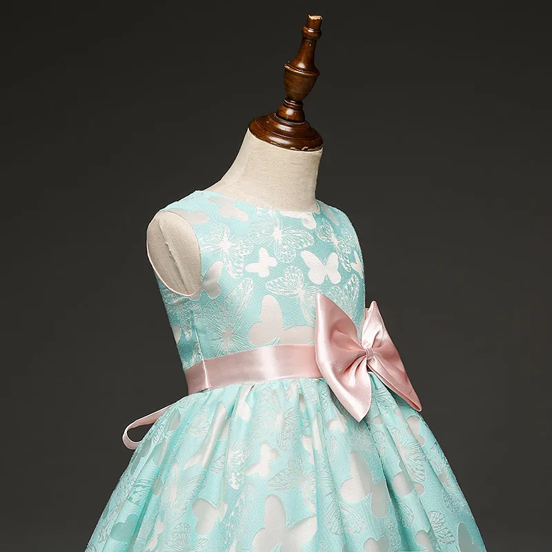 Нарядное платье для маленьких девочек Свадебные Платья с цветочным рисунком