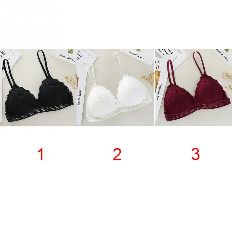 Бюстгальтер Бесшовный Бралетт кружево тонкое нижнее белье Глубокий V