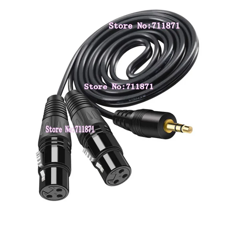3 полюсный 5 Cannon XLR аудио кабель Линия мужской двойной женский линейный мм Mic