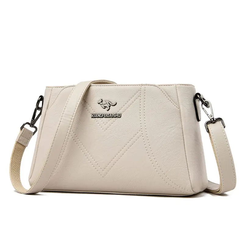Beige Новые зимние женские ручные сумки Bolsa Feminina, женские кожаные сумки-мессенджеры через плечо для женщин, дизайнерские женские сумки - Цвет: Beige