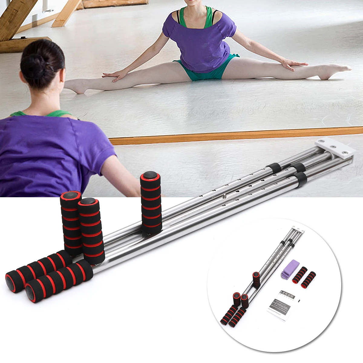 

1Set Ballet Leg Extension Machine Flexibility Training Split Legs Ligament Stretcher Professional Split Legs Training Equipments
