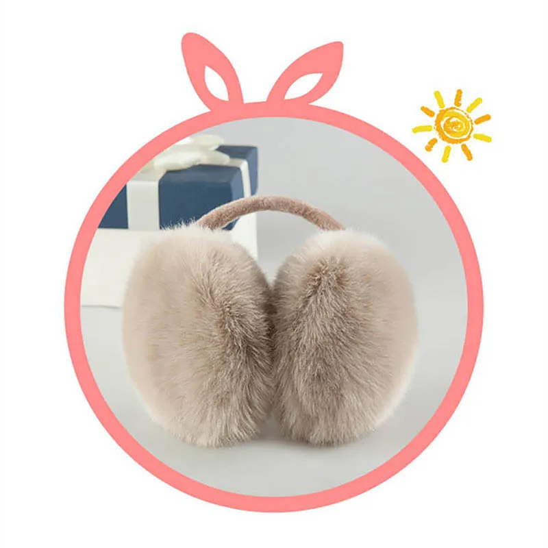 Calymel зимние женские наушники милые из искусственного кроличьего меха для ушей